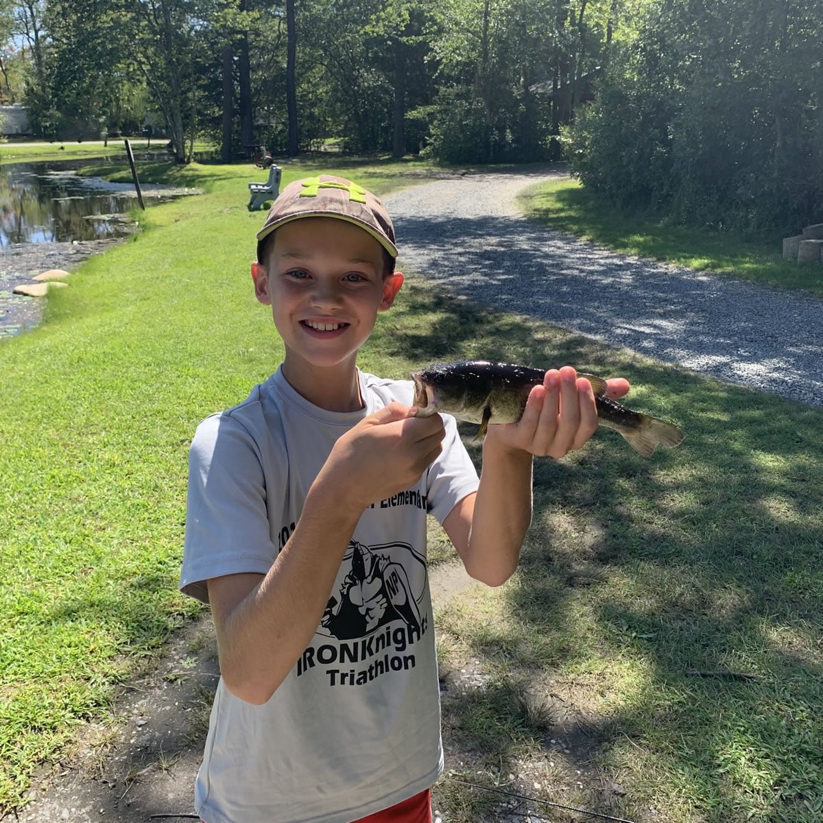 Read more about the article Shane Catching a Fish at the Pond