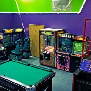 Come to our game room and shoot some pool, shoot hoops, race cars, play pinball….