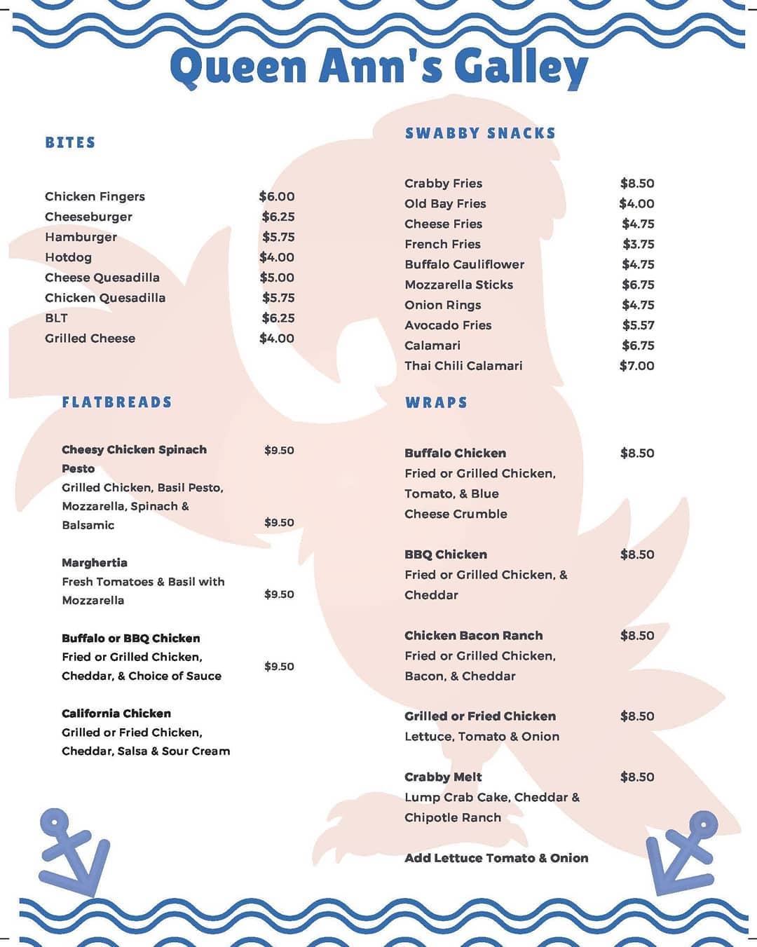 Queen Anns Galley updated Food Menu You can use the