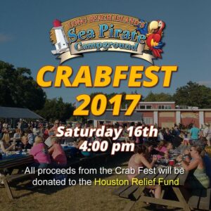In light of recent events, all proceeds from CrabFest 2017 will be donated to th…