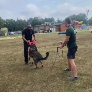 K-9 demo at Sea Pirate Campground.  and  – Thank you…