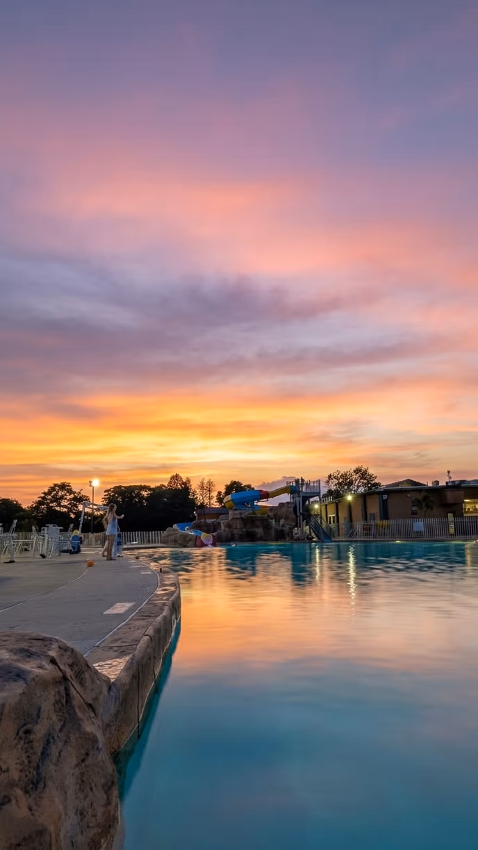 Sea Pirate Campground 2026 Sunset Night Swimming Friday